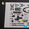 KELIK K72125 MIRAGE F.1 CG - interior 3D decals for SpecialHobby kit 1/72